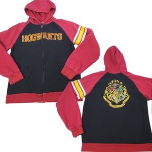 Wizarding World Harry Potter Hogwarts Hoodie Black Red Mens S Universal Studios